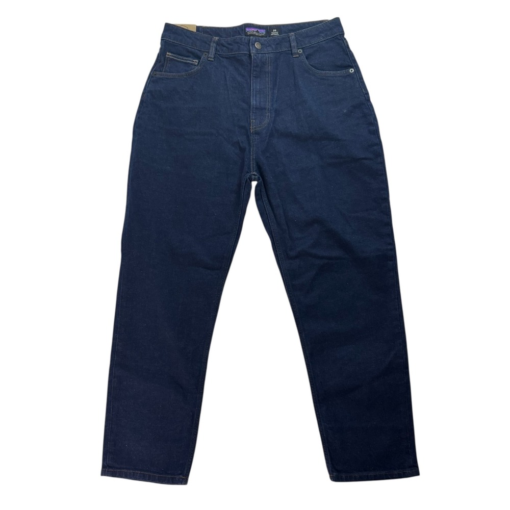 Patagonia Womens Jeans Dark Wash Denim Straight Leg Size 32x27‎ NWT